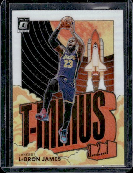 2021-22 Donruss Optic #2 LeBron James T-Minus 3...2...1...