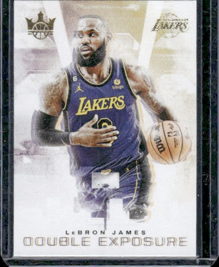 2022-23 Panini Court Kings #25 LeBron James Double Exposure