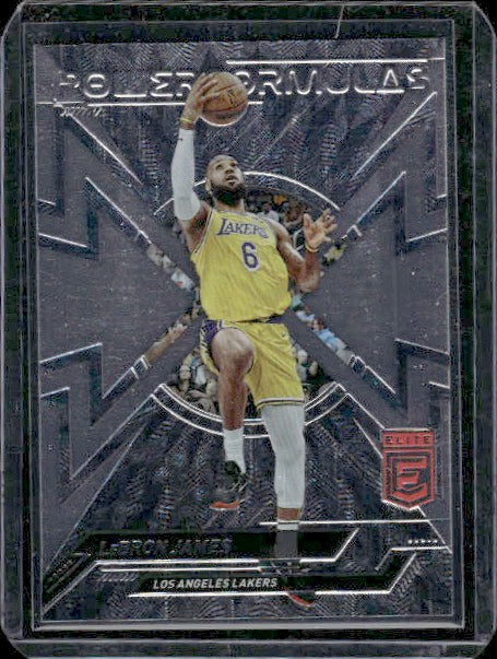 2022-23 Donruss Elite #17 LeBron James Power Formulas