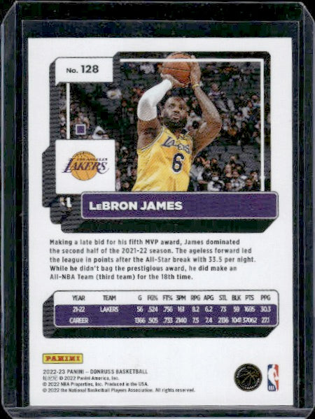 2022-23 Donruss #128 LeBron James