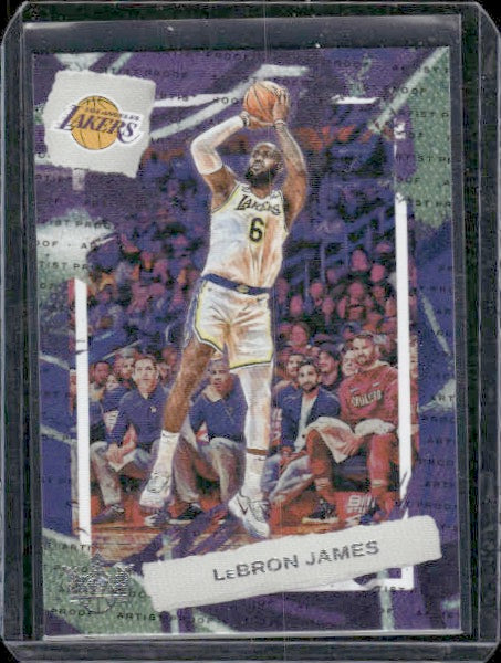 2022-23 Panini Court Kings #35 LeBron James Artist Proof