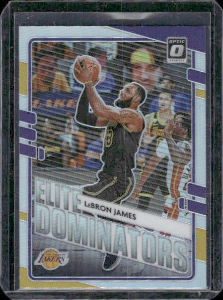 2020-21 Donruss Optic #3 LeBron James Elite Dominators Holo