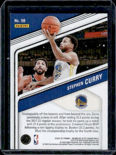 2022-23 Donruss Elite #98 Stephen Curry Orange