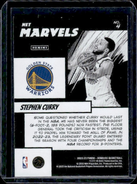 2022-23 Donruss #4 Stephen Curry Net Marvels