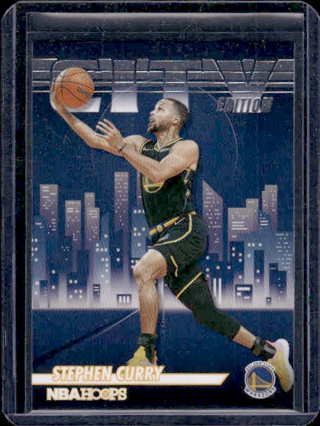 2022-23 Hoops #16 Stephen Curry City Edition