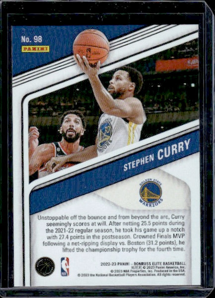 2022-23 Donruss Elite #98 Stephen Curry