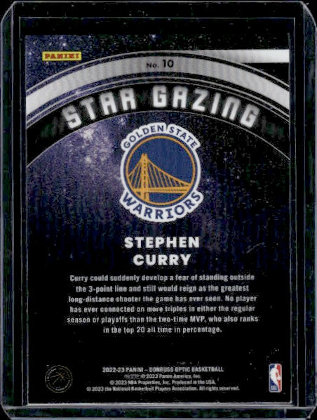 2022-23 Donruss Optic #10 Stephen Curry Star Gazing