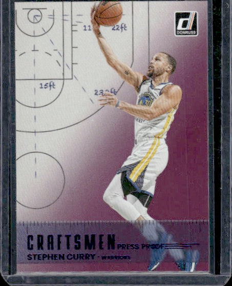 2022-23 Donruss #4 Stephen Curry Craftsmen Purple Press Proof