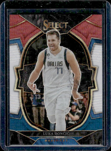 2022-23 Panini Select #51 Luka Doncic Tri-Color Prizms