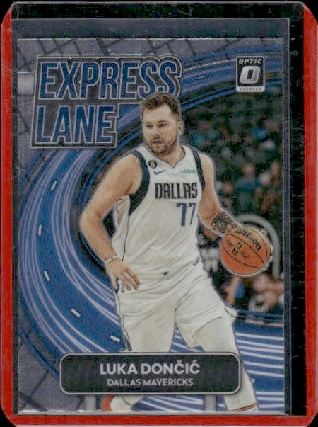 2022-23 Donruss Optic #5 Luka Doncic Express Lane