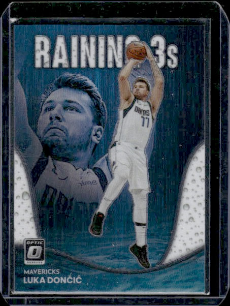 2022-23 Donruss Optic #7 Luka Doncic Raining 3s