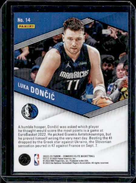 2022-23 Donruss Elite #14 Luka Doncic Spellbound