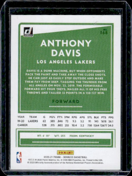 2020-21 Donruss #168 Anthony Davis Press Proof Silver #/349