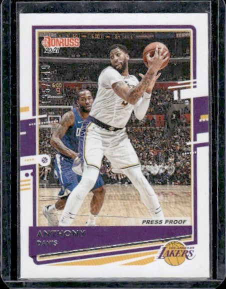 2020-21 Donruss #168 Anthony Davis Press Proof Silver #/349