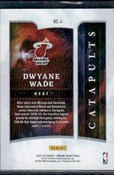 2022-23 Panini Origins #4 Dwyane Wade Catapults