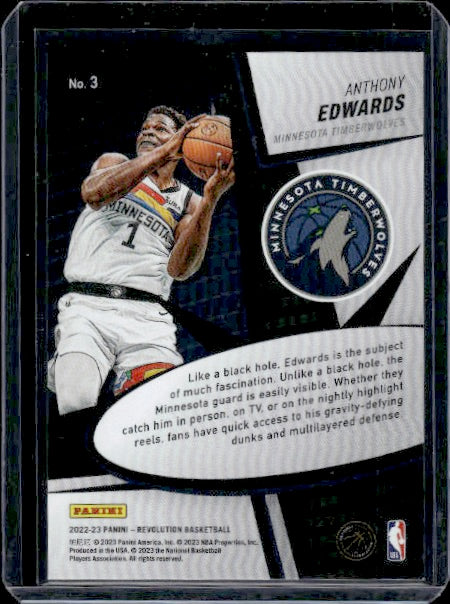 2022-23 Panini Revolution #3 Anthony Edwards Supernova