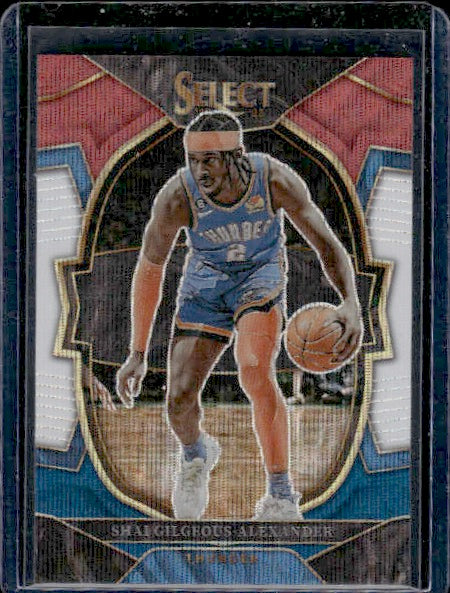 2022-23 Panini Select #56 Shai Gilgeous-Alexander Tri-Color Prizms