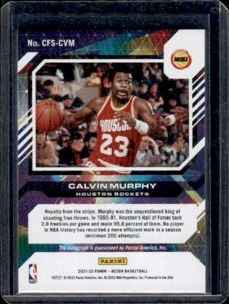 2021-22 Panini Recon #CFS-CVM Calvin Murphy Claim to Fame Signatures #/99