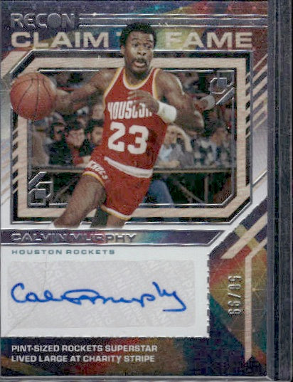 2021-22 Panini Recon #CFS-CVM Calvin Murphy Claim to Fame Signatures #/99