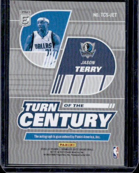 2022-23 Donruss Elite #TCS-JET Jason Terry Turn of the Century Signatures