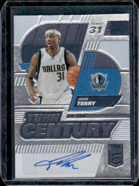 2022-23 Donruss Elite #TCS-JET Jason Terry Turn of the Century Signatures