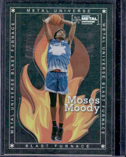 2021 SkyBox Metal Universe Champions #BF-17 Moses Moody Blast Furnace