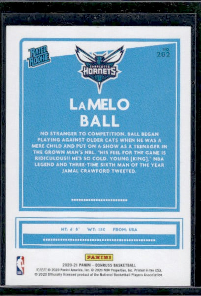 2020-21 Donruss #202 LaMelo Ball RC