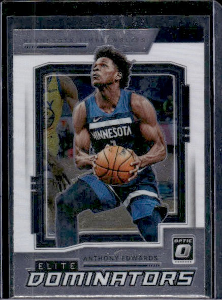 2021-22 Donruss Optic #20 Anthony Edwards Elite Dominators