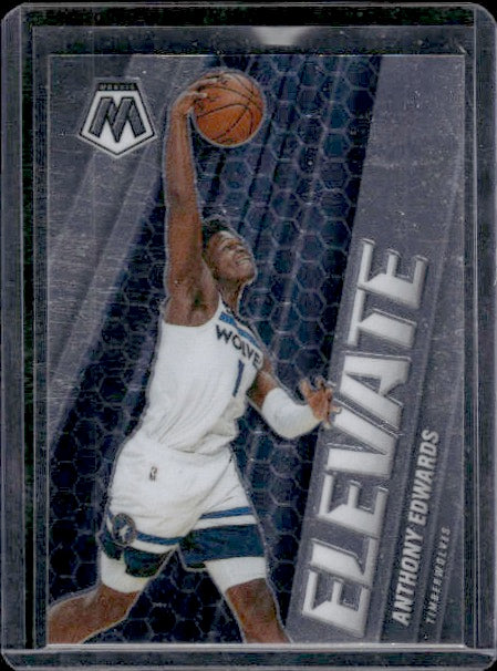 2020-21 Panini Mosaic #12 Anthony Edwards Elevate RC