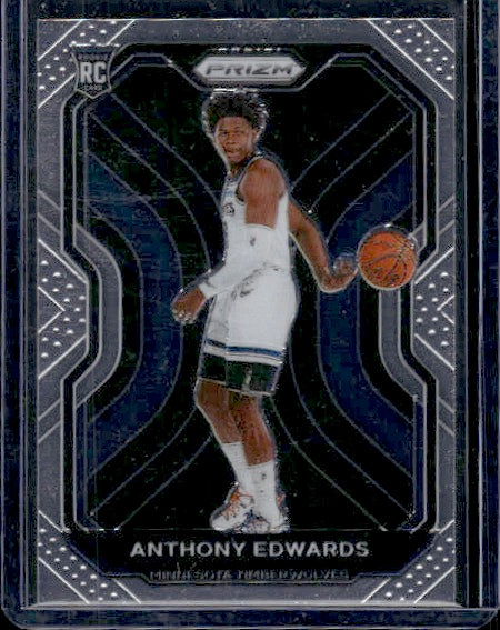 2020-21 Panini Prizm #258 Anthony Edwards RC