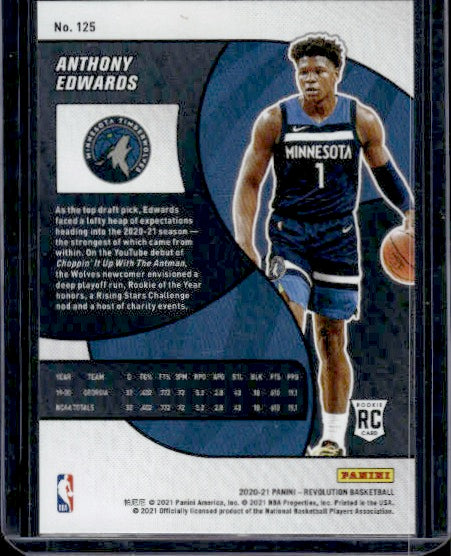 2020-21 Panini Revolution #125 Anthony Edwards RC