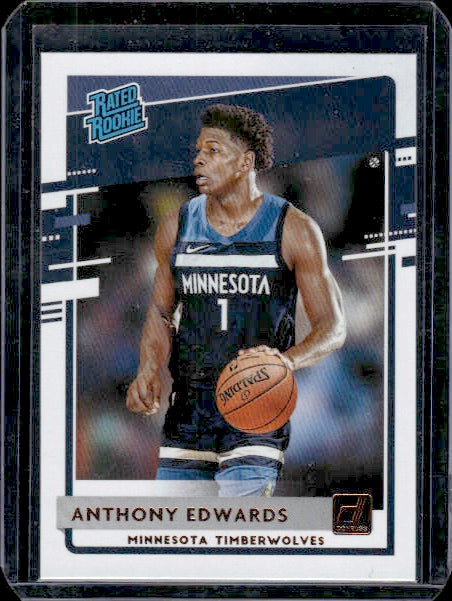 2020-21 Donruss #201 Anthony Edwards RC