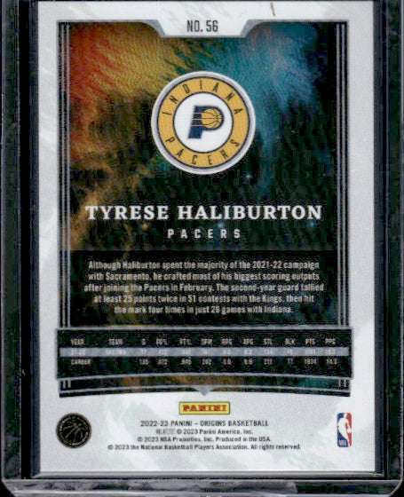 2022-23 Panini Origins #56 Tyrese Haliburton