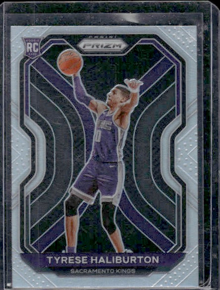 2020-21 Panini Prizm #262 Tyrese Haliburton Silver Prizms RC