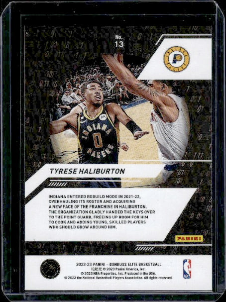 2022-23 Donruss Elite #13 Tyrese Haliburton Power Formulas