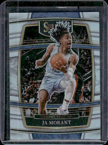 2021-22 Panini Select #75 Ja Morant Silver Prizms