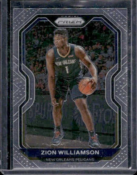 2020-21 Panini Prizm #185 Zion Williamson