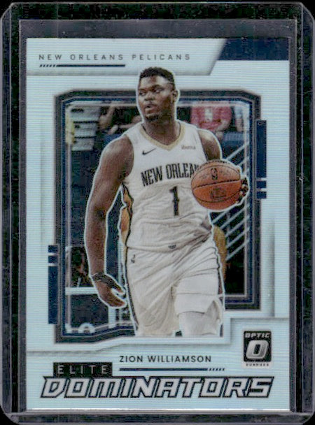 2021-22 Donruss Optic #1 Zion Williamson Elite Dominators Holo