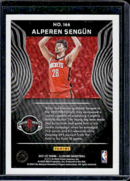 2021-22 Panini Illusions #166 Alperen Sengun RC