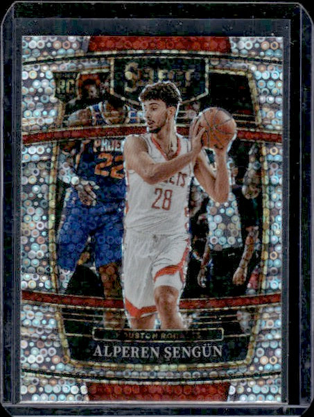 2021-22 Panini Select #19 Alperen Sengun Disco Prizms RC