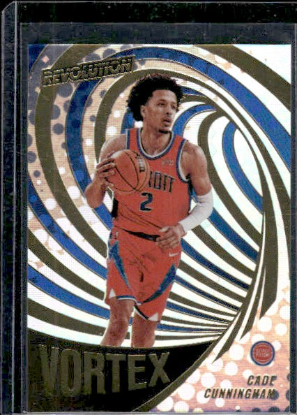 2021-22 Panini Revolution #14 Cade Cunningham Vortex RC