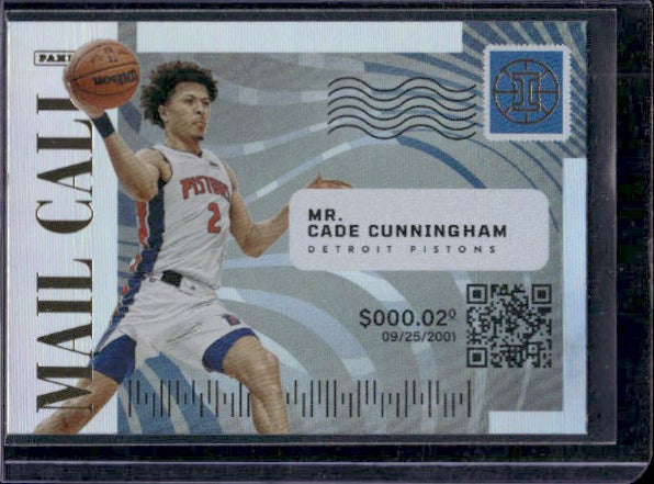 2021-22 Panini Illusions #5 Cade Cunningham Mail Call RC