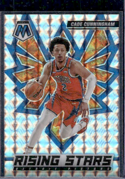 2021-22 Panini Mosaic #2 Cade Cunningham Rising Stars Mosaic RC