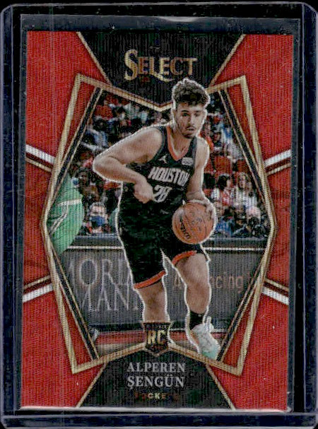 2021-22 Panini Select #114 Alperen Sengun Red Wave Prizms RC