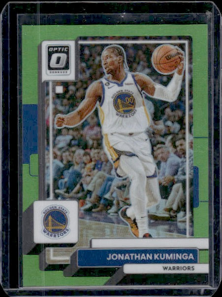 2022-23 Donruss Optic #102 Jonathan Kuminga Lime Green #/149