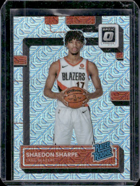 2022-23 Donruss Optic #249 Shaedon Sharpe Choice RC