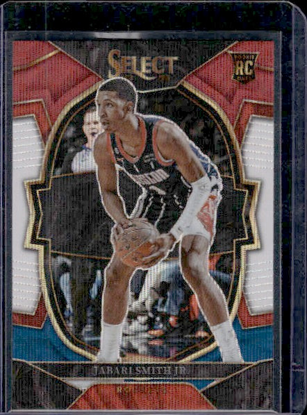 2022-23 Panini Select #69 Jabari Smith Jr. Tri-Color Prizms RC