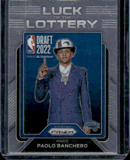 2022-23 Panini Prizm #11 Paolo Banchero Luck of the Lottery RC