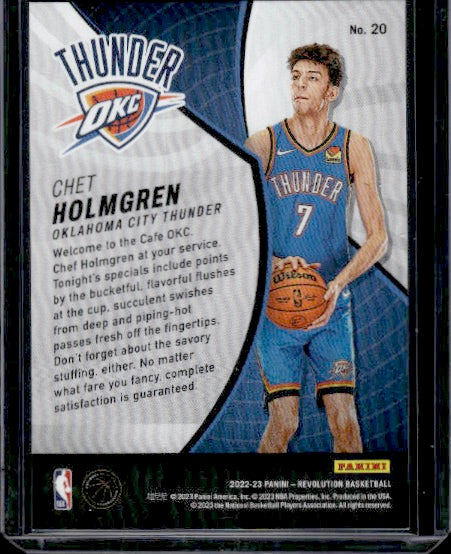 2022-23 Panini Revolution #20 Chet Holmgren Rookie Revolution RC