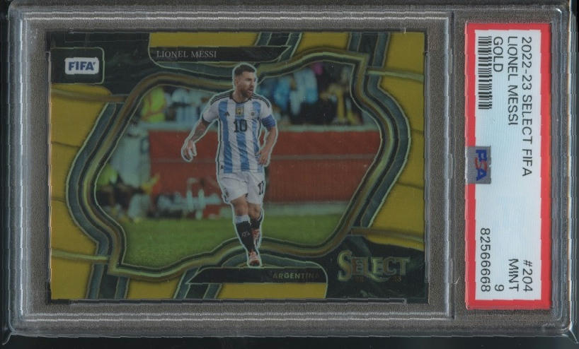 2022-23 Panini Select FIFA #204 Lionel Messi Gold #/10